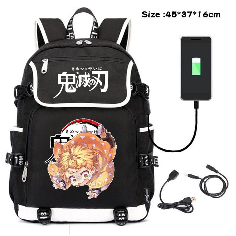 Anime Backpack Travel Backpacks Cosplay Eren Bag Cartoon Casual Canvas Outdoor