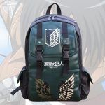 Anime Backpack Attack On Titan Anime Men's Bag Cartoon Backpack