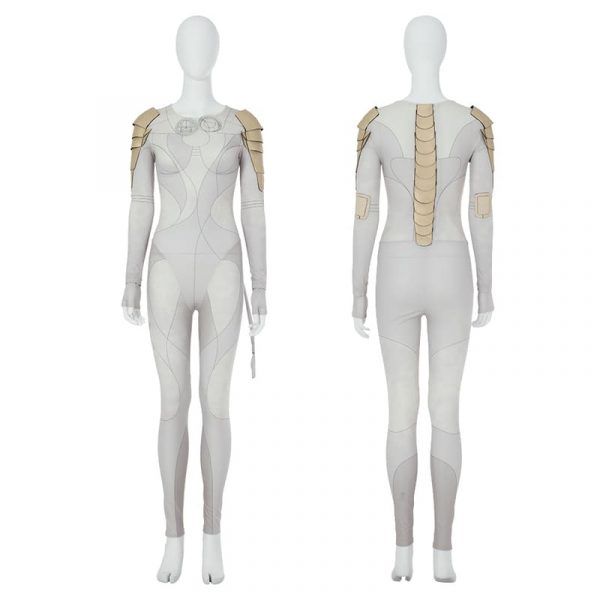 Thena Battle Uniform Halloween Eternal Superhero Jumpsuit With Shoes