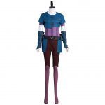 LOL Powder Arcane Jinx Christmas Suit Cosplay Costume