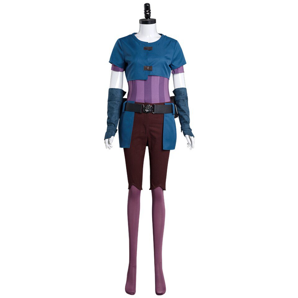 LOL Powder Arcane Jinx Christmas Suit Cosplay Costume