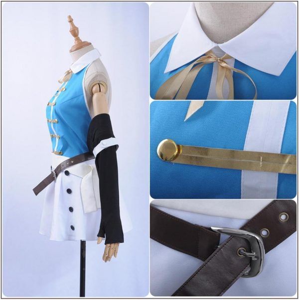 Anime Fairy Tail Lucy Heartfilia Cosplay Costume Dress
