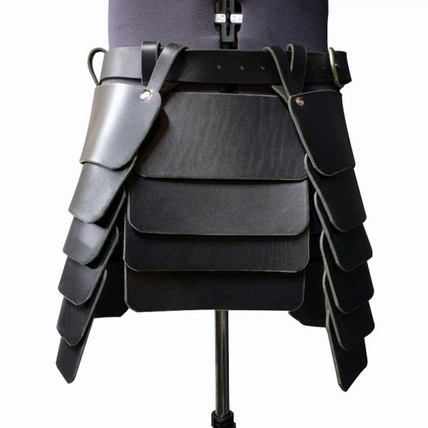 Medieval Viking Knight Leg Armor Leather Tassets Belt Renaissance Larp Celtic King Battle Skirt