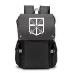 Anime Backpack Attack On Titan Cartoon Laptop Bags Bookbags Daily Bagpack Large Capacity Travel Rucksack