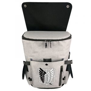 Anime Backpack Attack On Titan Backpacks Teenagers Cartoon Canvas SchoolBag New Fashion Men Female Travel Outdoor Bagpack