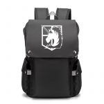 Anime Backpack Attack On Titan Cartoon Laptop Bags Bookbags Daily Bagpack Large Capacity Travel Rucksack