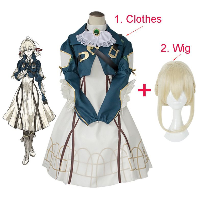 Anime Violet Evergarden Cosplay Costume High Quality Princess Dress