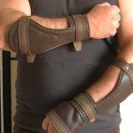 Ancient Rome Gladiator Leather Armor Bracer