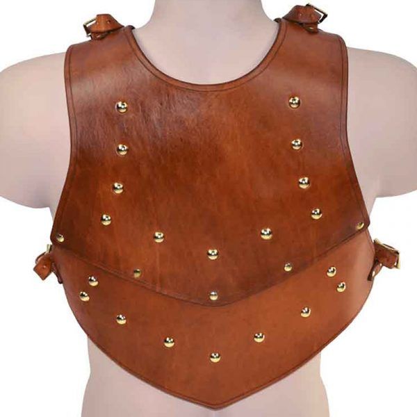 Medieval Spartan Gladiator Leather Cuirass Chest Body Armor Viking Costume Vest Larp Outfit