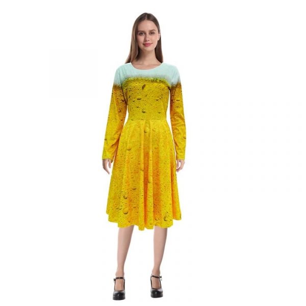 Yellow Oktoberfest Costume for Men and Women