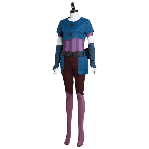LOL Powder Arcane Jinx Christmas Suit Cosplay Costume