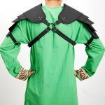 Medieval Viking Warrior Shoulder Armor Gladiator Samurai Battle Knight Pauldrons Party Cosplay Accessory
