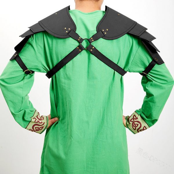 Medieval Viking Warrior Shoulder Armor Gladiator Samurai Battle Knight Pauldrons Party Cosplay Accessory