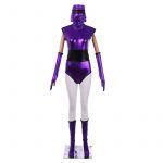 Mortal Kombat 2 Version Mileena Cosplay Costume Purple Combat Suit Female Game Clothes