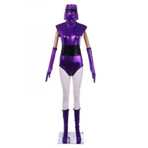Mortal Kombat 2 Version Mileena Cosplay Costume Purple Combat Suit Female Game Clothes