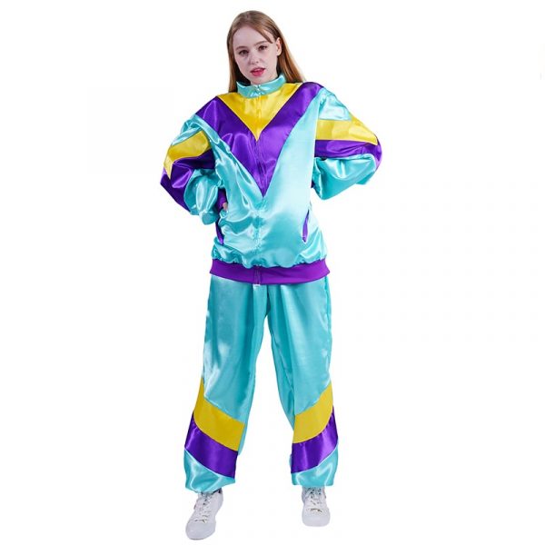 70’s 80‘s Disco Costumes Adult Hippie Suit Fancy Dress Up