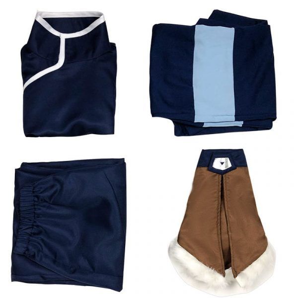 Anime Cosplay Set Korra Costume Plush Suit