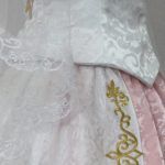 Movie Princess Rapunzel Cosplay Costume Adult Women White Wedding Dress