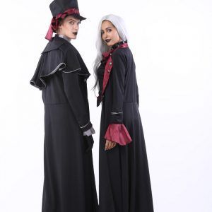 Couple Vampire Cosplay Costume Masquerade Stage Dress
