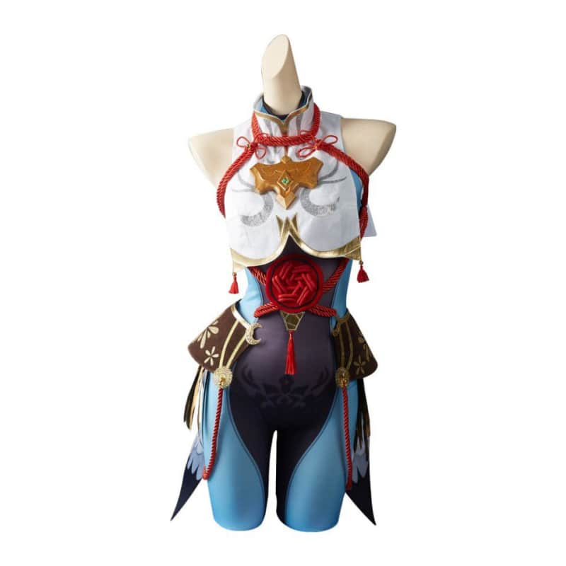 Genshin Impact Venti Shenhe Cosplay Costume Jumpsuit