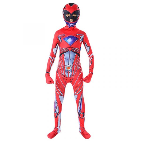 Children Power Samurai Sentai Shinkenger Rangers Lycra Kids