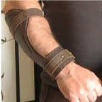 Ancient Rome Gladiator Leather Armor Bracer