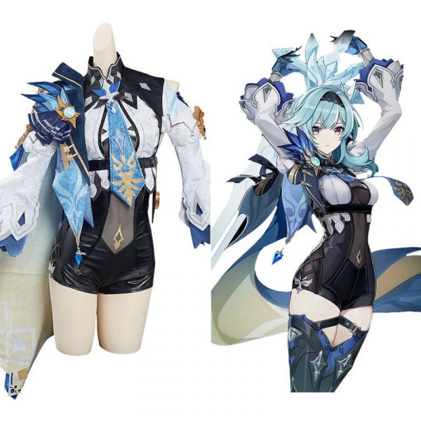 Game Genshin Impact Eula Cosplay Costume Outfits