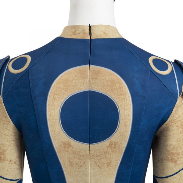 Fancy Halloween Ajak Stage Performance Uniform Eternal Superhero Cosplay Costume With Headgear