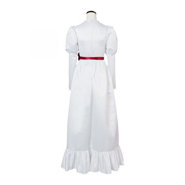 Horror Movie Annabelle cosplay costume Kids Adult women Annabelle dress