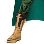 Fancy Boys Loki cosplay costume With Horns Halloween kids superhero jumpsuit