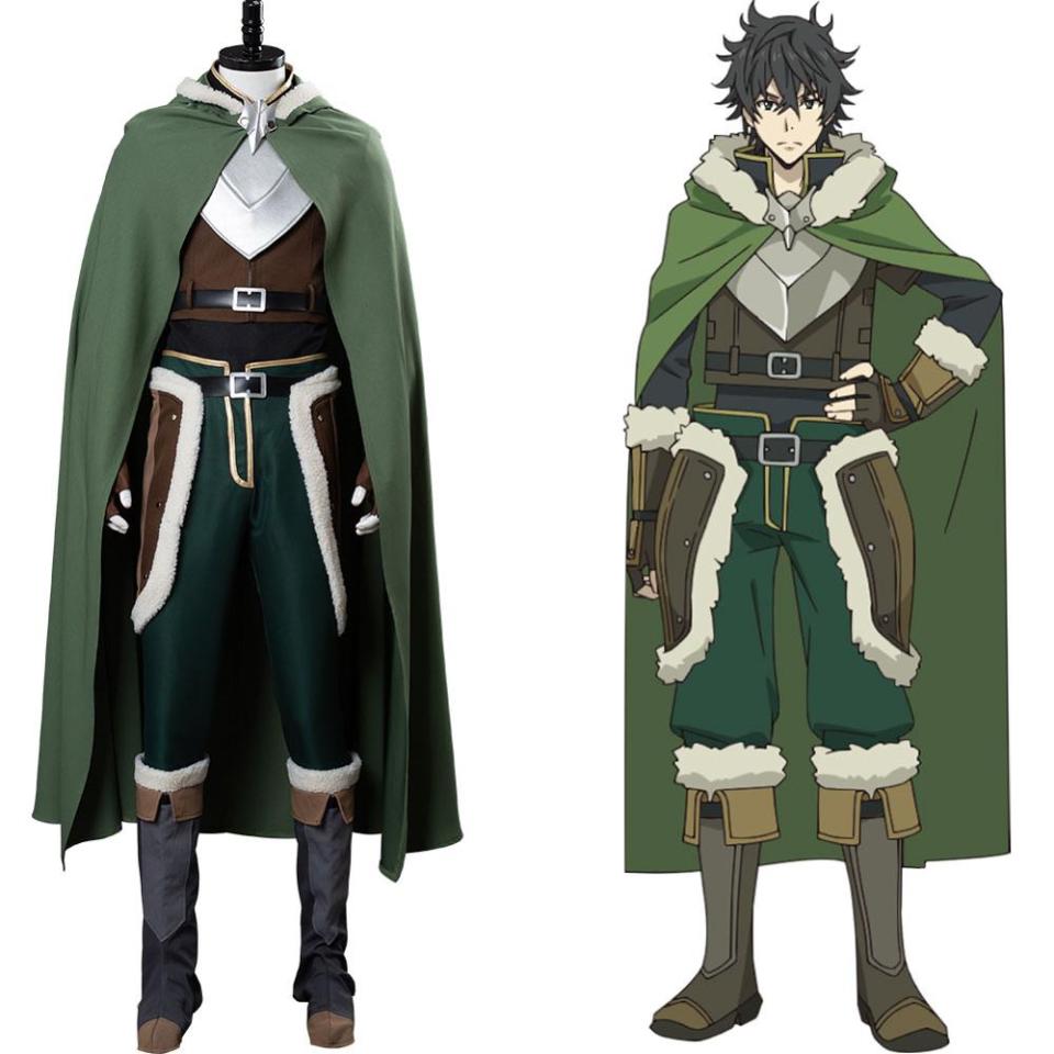 The Shield Hero Naofumi Iwatani Cosplay Costume Full Set For Men Custom Size