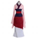 2 Colors Hua Mulan Dress Cosplay Princess Mulan Costume