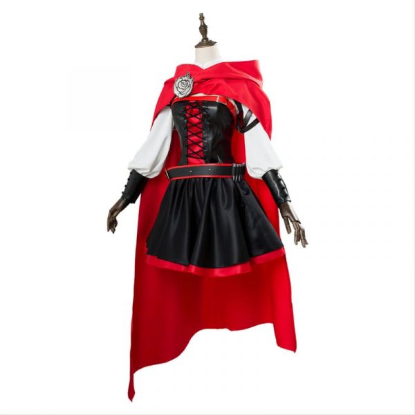 Season Battler Costume Ruby Rose Cosplay Adult Women Dress