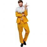 Yellow Beer Party Oktoberfest Adult Suit Costume for Men