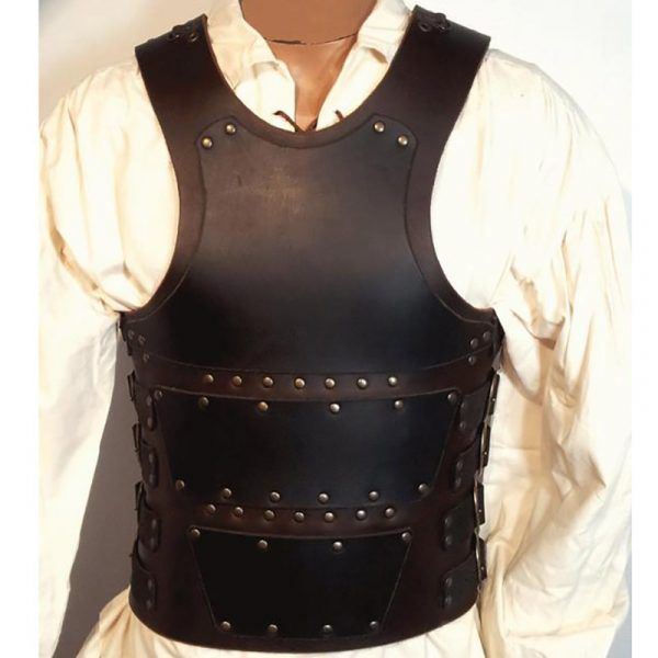 Medieval Cosplay Costume Body Chest Armor Steampunk Vintage Warrior Knight Gladiator Leather Belt Vest Breastplate