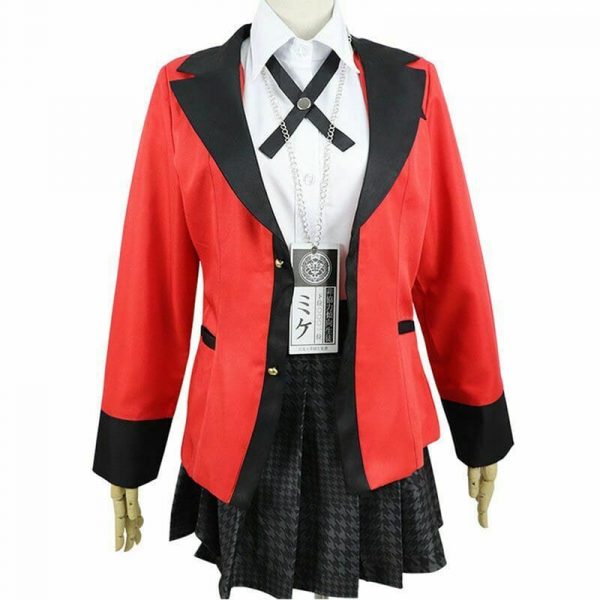 Anime Kakegurui Runa Yomozuki Loli Uniform Coat