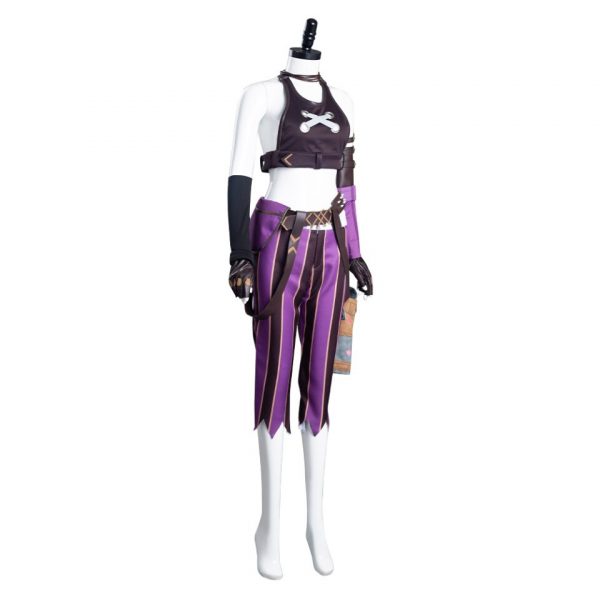 LOL Christmas Arcane Jinx Cosplay Costume Uniform Outfits