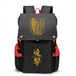 Anime Backpack Attack On Titan Cartoon Laptop Bags Bookbags Daily Bagpack Large Capacity Travel Rucksack