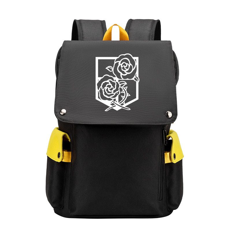 Anime Backpack Attack On Titan Cartoon Laptop Bags Bookbags Daily Bagpack Large Capacity Travel Rucksack