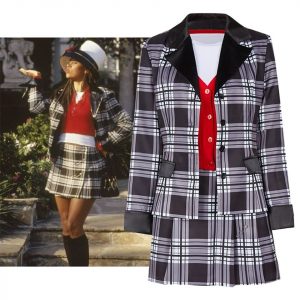 Film Clueless DionneSchool UniformCosplay Costume Jacket Skirt