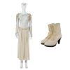 Thena Battle Uniform Halloween Eternal Superhero Jumpsuit With Shoes