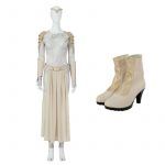 Thena Battle Uniform Halloween Eternal Superhero Jumpsuit With Shoes
