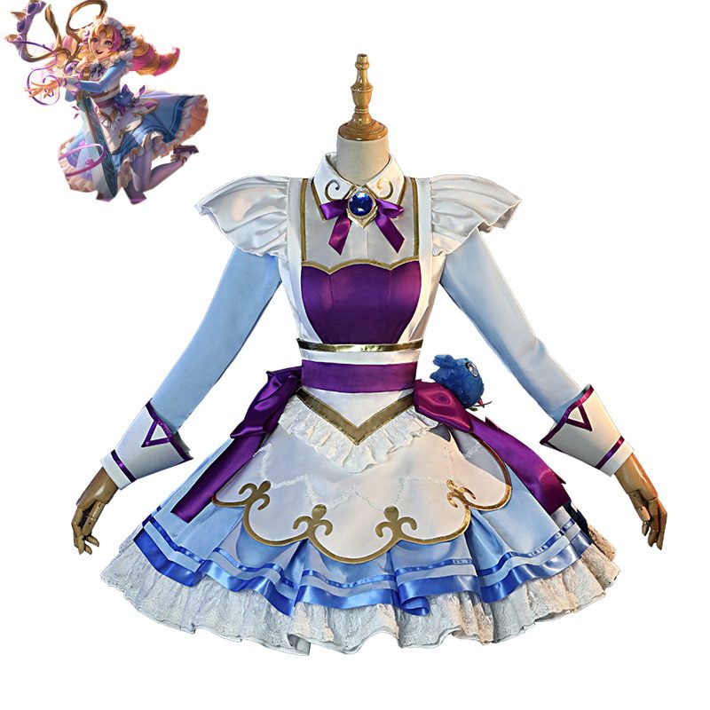 Game LOL Cafe Cutie Gwen Cosplay Costumes for Women
