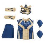 Fancy Halloween Ajak Stage Performance Uniform Eternal Superhero Cosplay Costume With Headgear