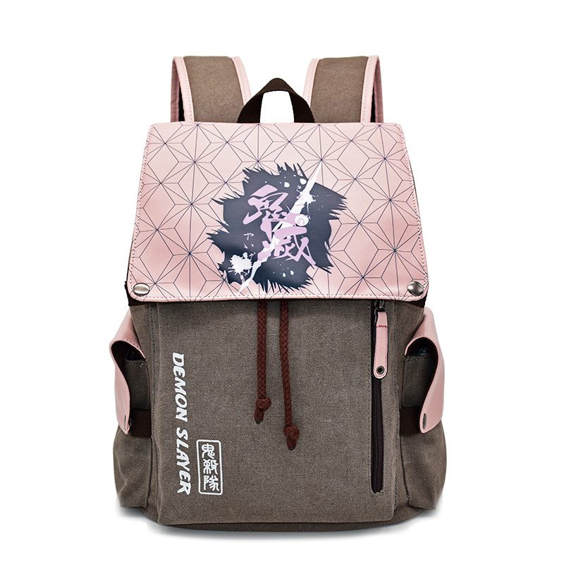 Anime Backpack Demon Slayer Bagpack Cosplay Boys Girls Cartoon Canvas School Bags Travel Sports Pack