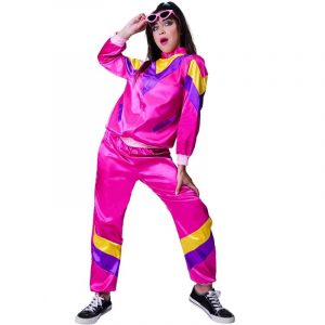 Lady's 1980S Disco Costume Fancy Dress 70'S 80'S Disco Suit Costumes