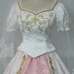 Movie Princess Rapunzel Cosplay Costume Adult Women White Wedding Dress