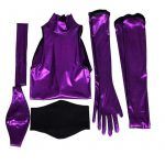 Mortal Kombat 2 Version Mileena Cosplay Costume Purple Combat Suit Female Game Clothes