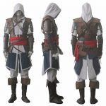 Assassins Cosplay Edward Costume Creed Black Flag Kenway Men Women Custom Size