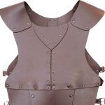 Steampunk Leather Armor Vest Jacket Medieval Knight Costume